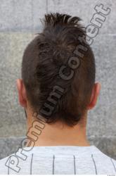 Head Hair Man Woman Casual Slim Chubby Street photo references